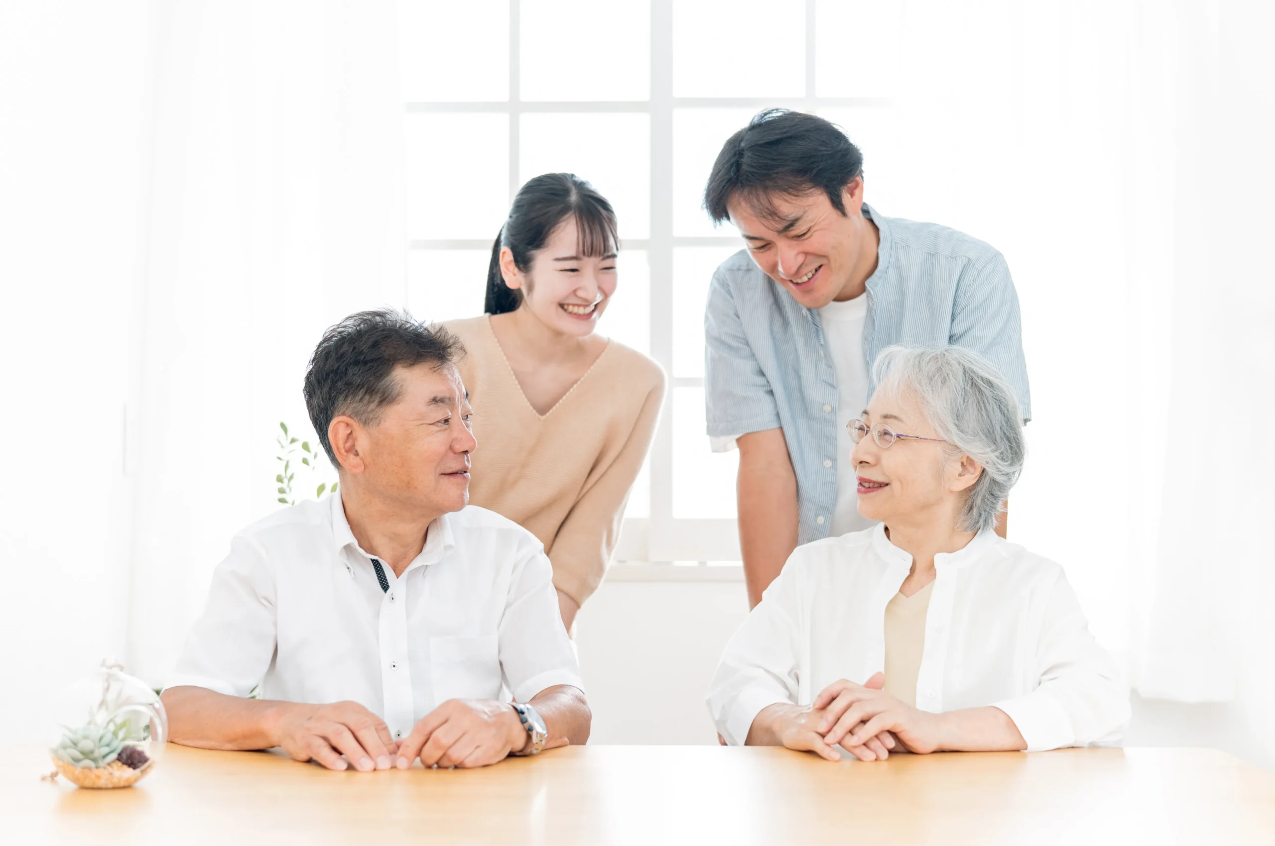 two household family